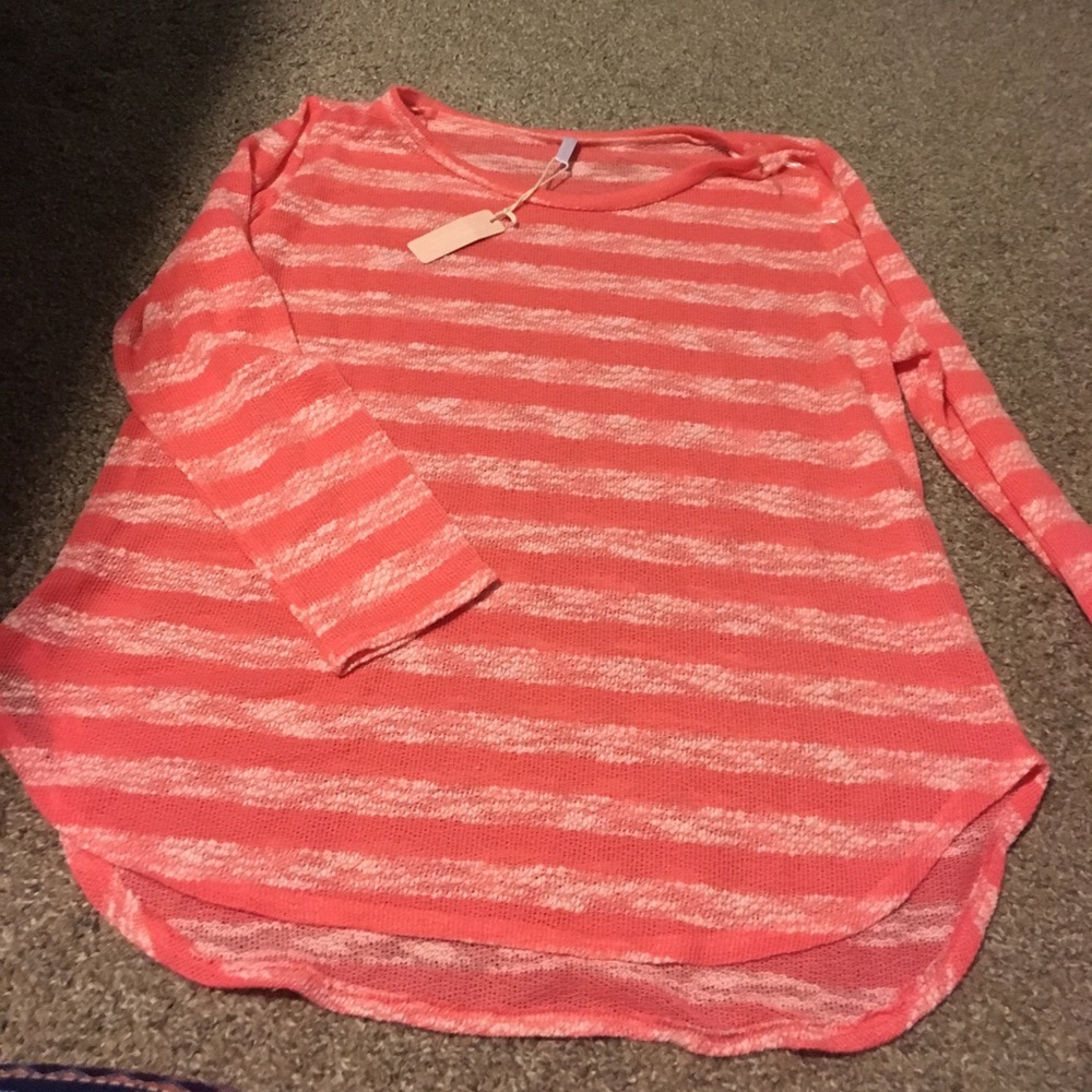 NWT pink blush top
